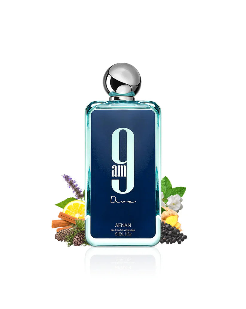 Afnan 9AM Dive Eau de Parfum for Men - Long Lasting Fragrance