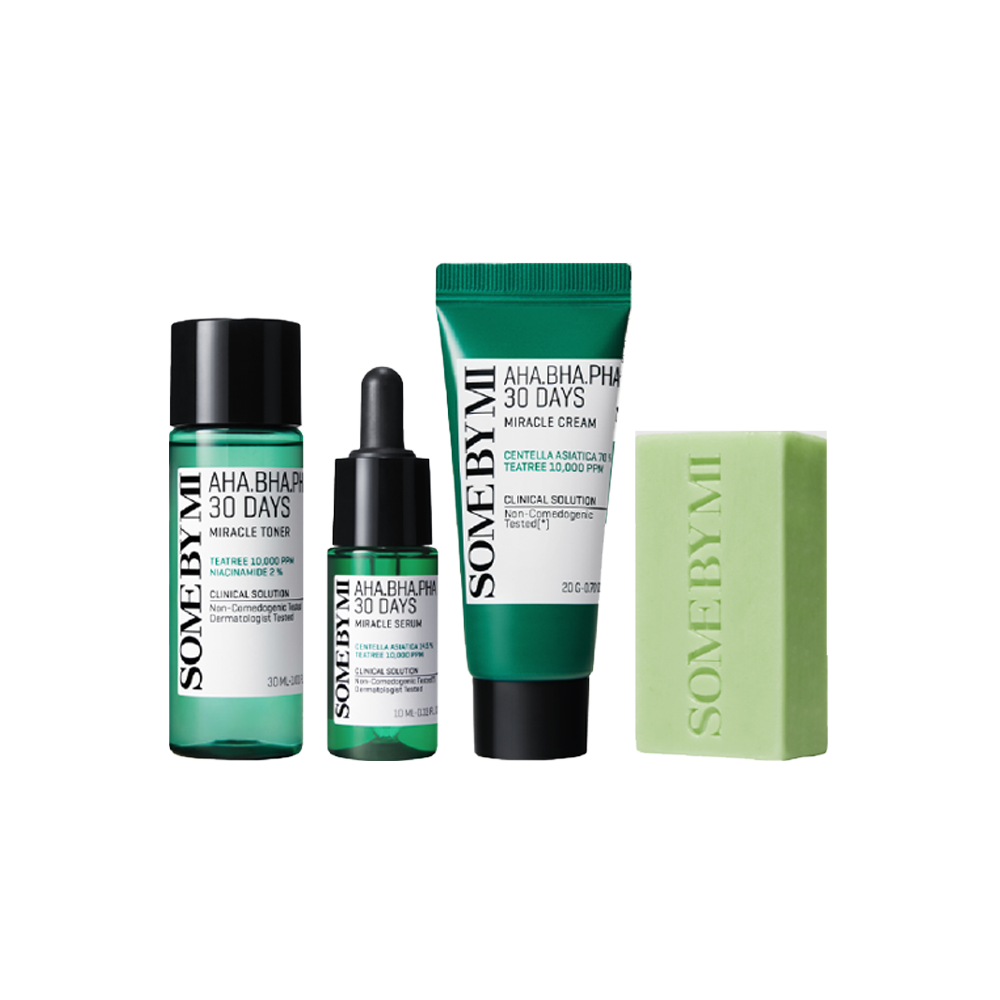 Miracle Exfoliating Acids Skincare Set - AHA & BHA Treatment
