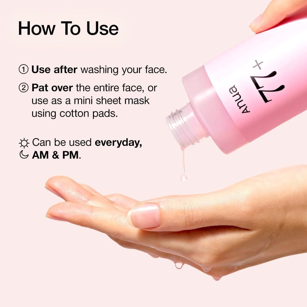 Anua Peach 77% Niacinamide Essence Toner for Brightening and Hydration - 250ml