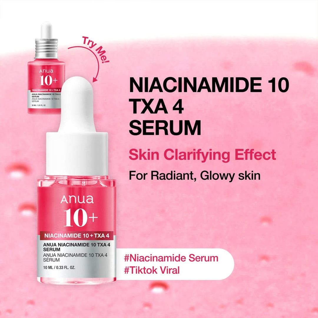 Anua × Yesstyle Heartleaf & Peach Niacinamide Serum Mini Trio Set
