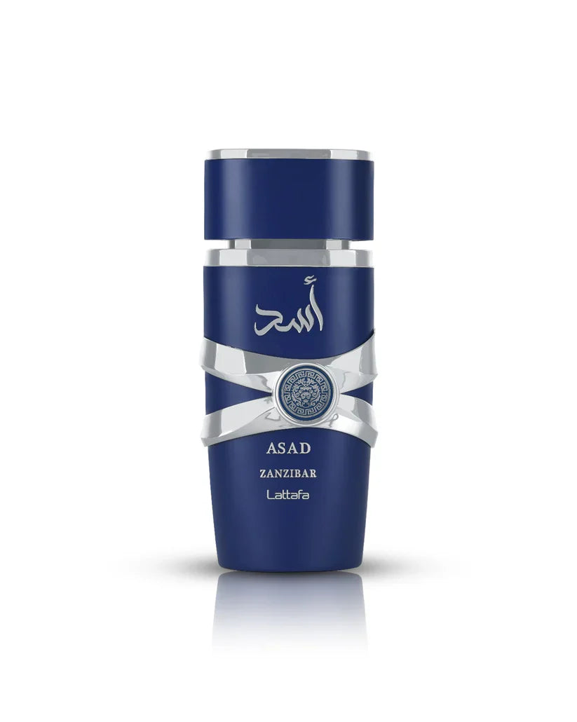 Lattafa Asad Zanzibar Eau de Parfum for Men and Women - Long Lasting Tropical Fragrance