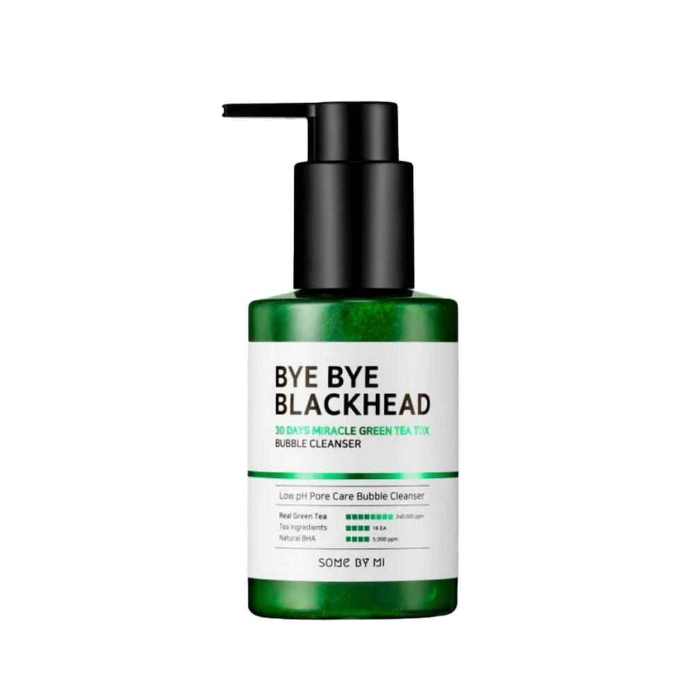 Miracle Bubble Green Tea Deep Pore Cleansing Face Wash