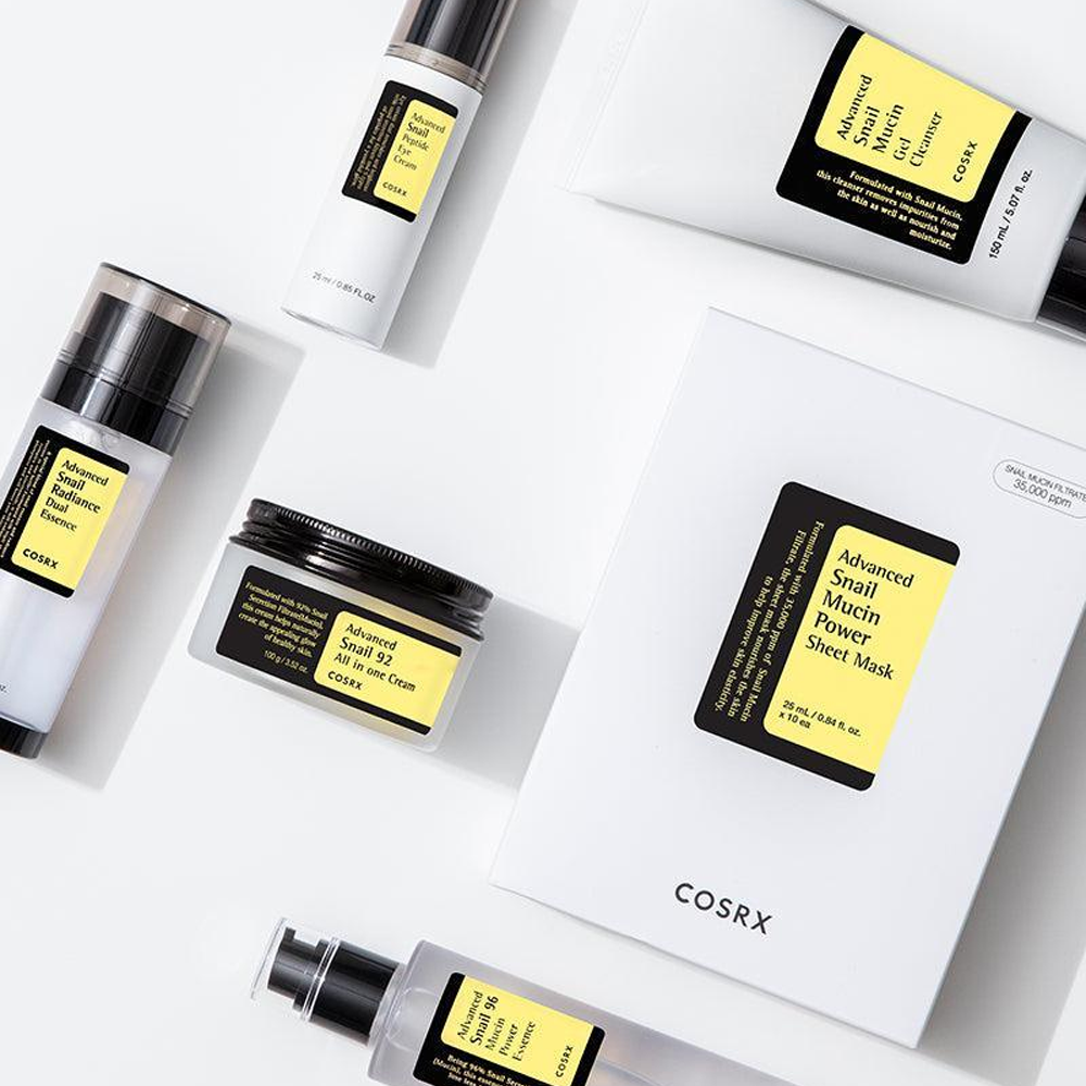 Advanced Snail Mucin Power Gel Cleanser for Hydrating and Gentle Face Wash