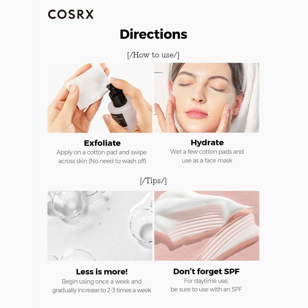 COSRX BHA Blackhead Power Liquid Exfoliating Facial Treatment