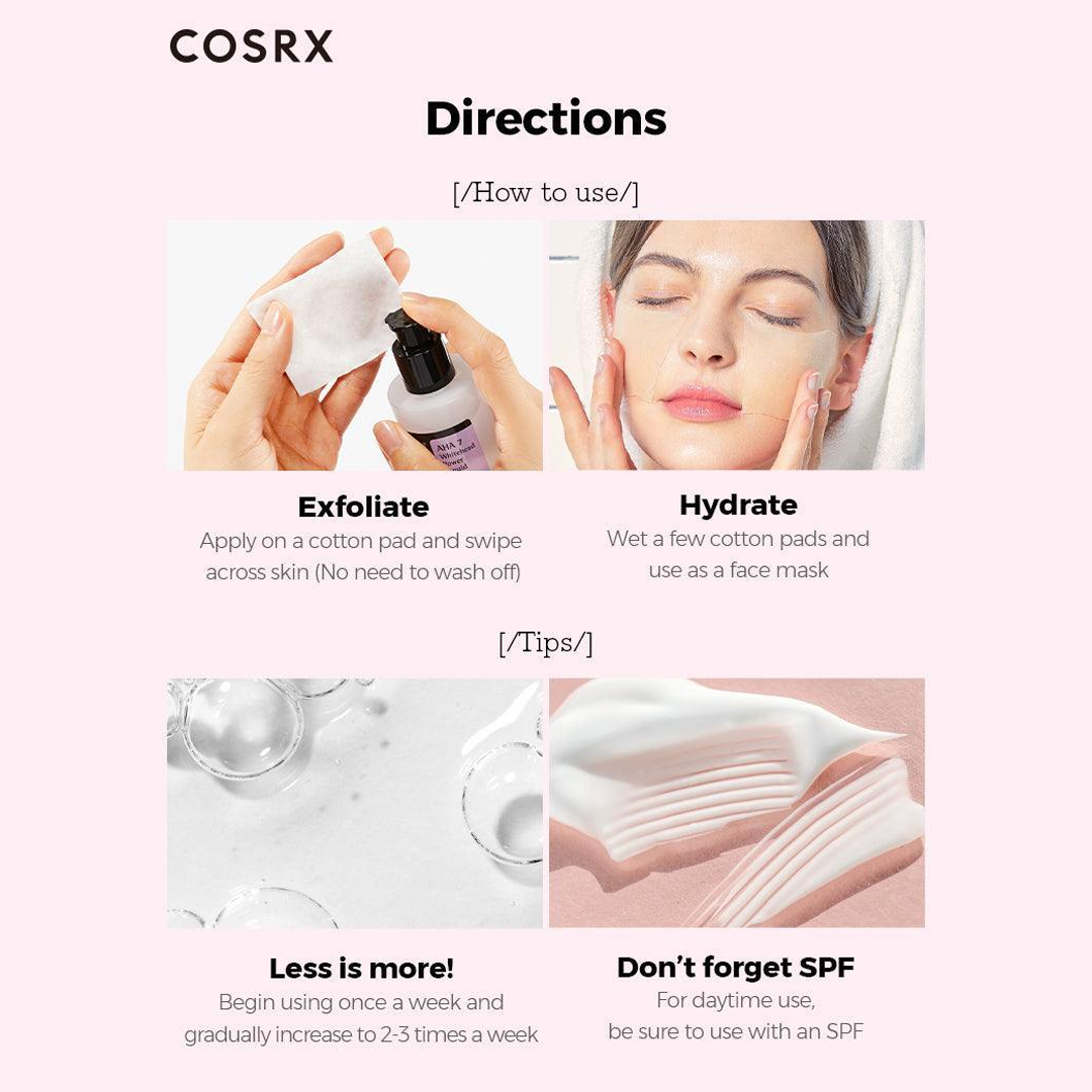 COSRX AHA 7 Whitehead Power Liquid Exfoliating Facial Treatment