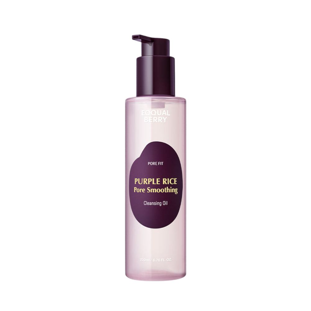 Purple Rice Pore Smoothing Cleansing Oil - Gentle Makeup Remover and Deep Pore Cleanser