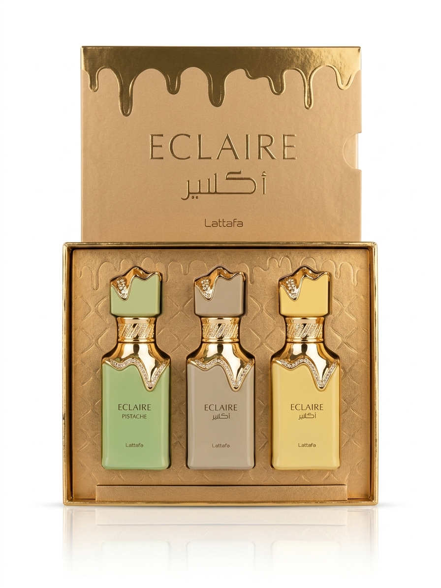 Lattafa Eclaire Set 3PCS x (GIFT BOX) - (SUPERB VERSION) 2