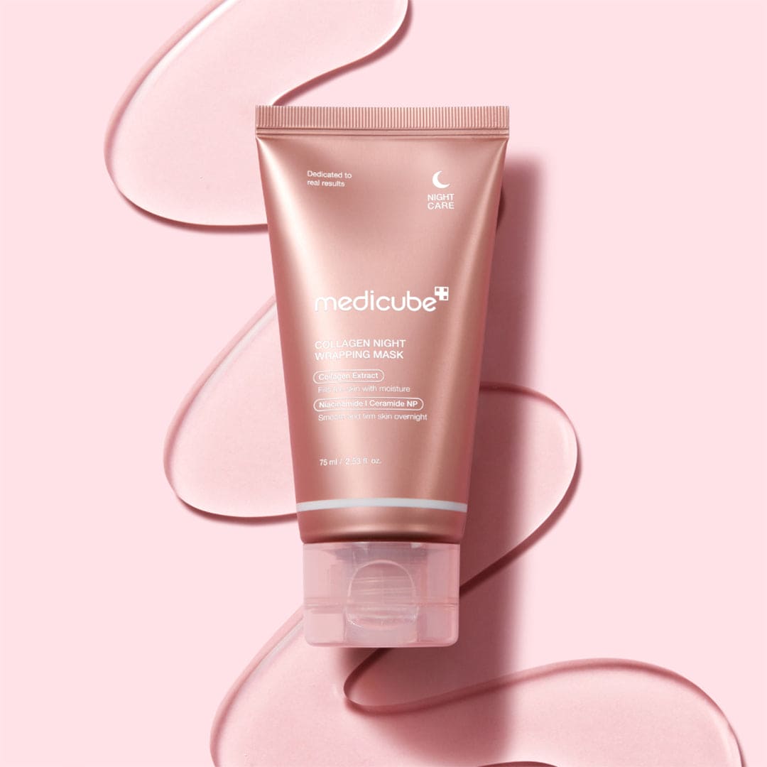Medicube Deep Vita C Collagen Night Wrapping Mask - 75ml Intensive Overnight Hydration