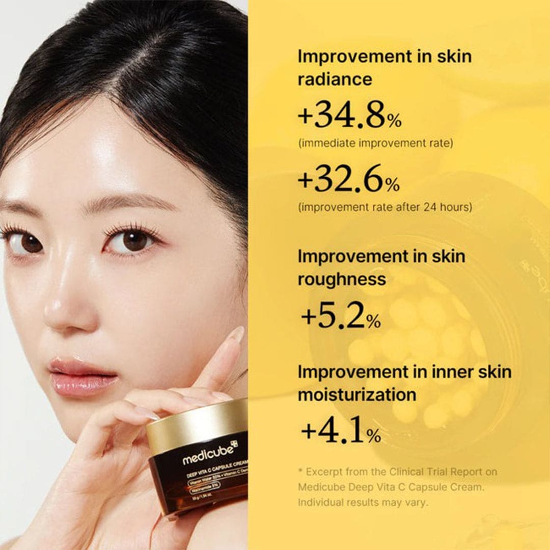 Medicube Deep VITA C Capsule Cream - Brightening Facial Moisturizer, 55g