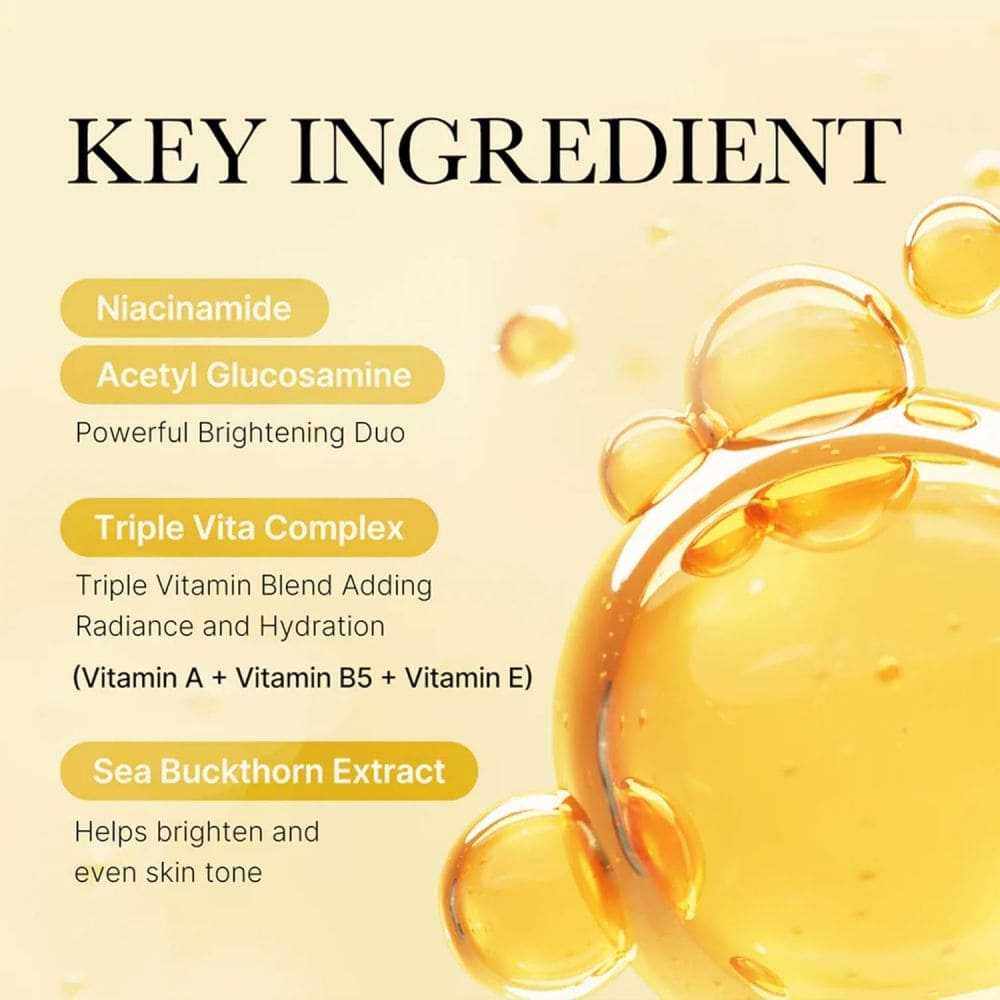 Medicube Deep Vita C Glutathione Brightening Facial Sheet Mask