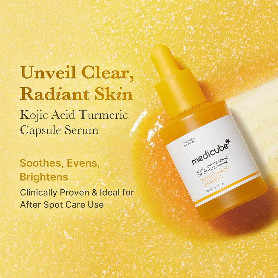 Medicube Kojic Acid, Turmeric, and Niacinamide Brightening Serum - 30ml