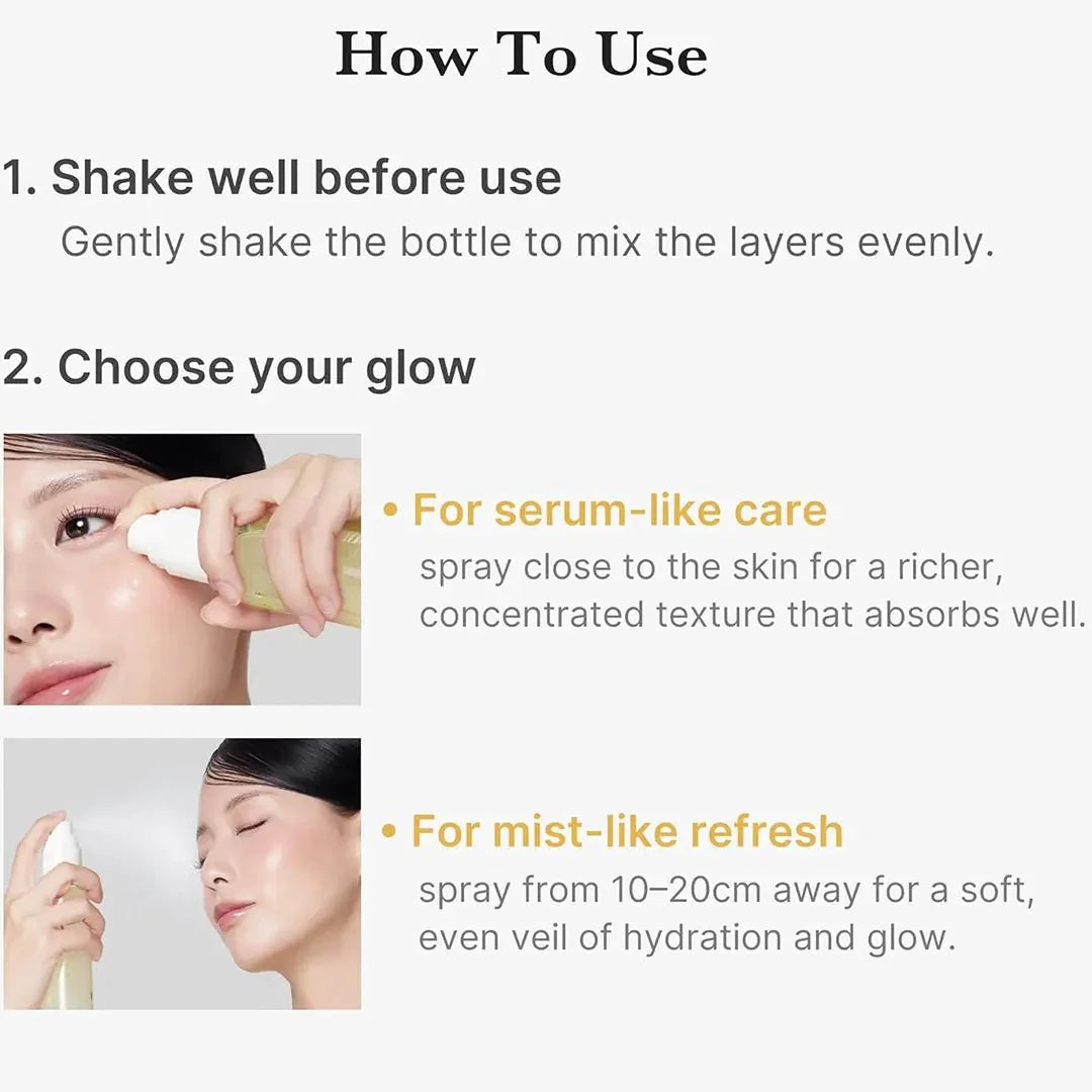 Medicube Kojic Acid and Turmeric Vita Jelly Mist Serum - 100ml Brightening Facial Spray