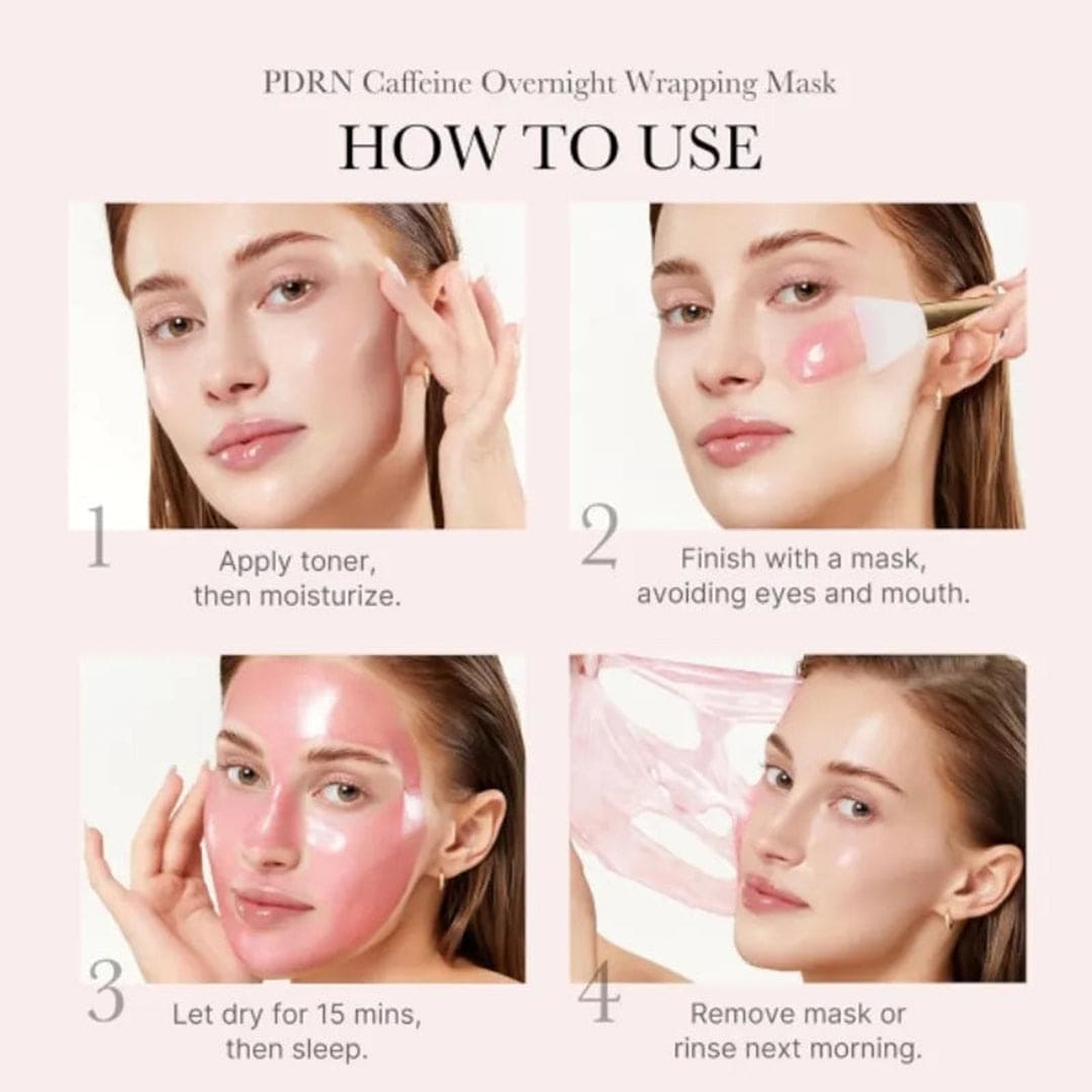 Medicube PDRN Pink Caffeine Intensive Night Wrapping Mask - 75ml