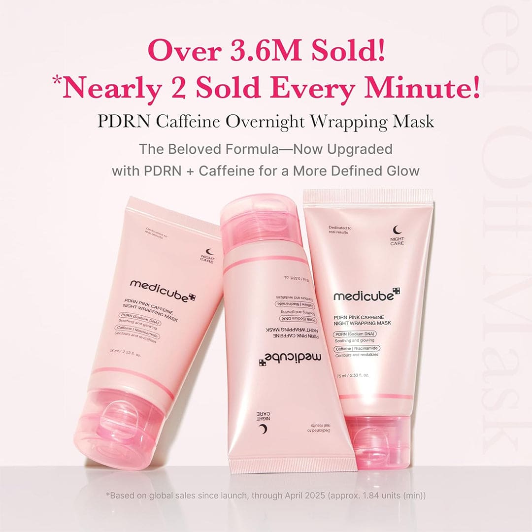 Medicube PDRN Pink Caffeine Intensive Night Wrapping Mask - 75ml