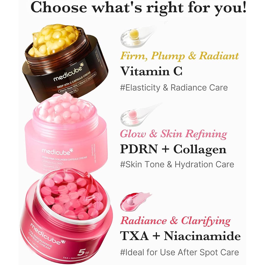 Medicube PDRN Pink Collagen Capsule Cream - 55g - Anti-Aging Moisturizer