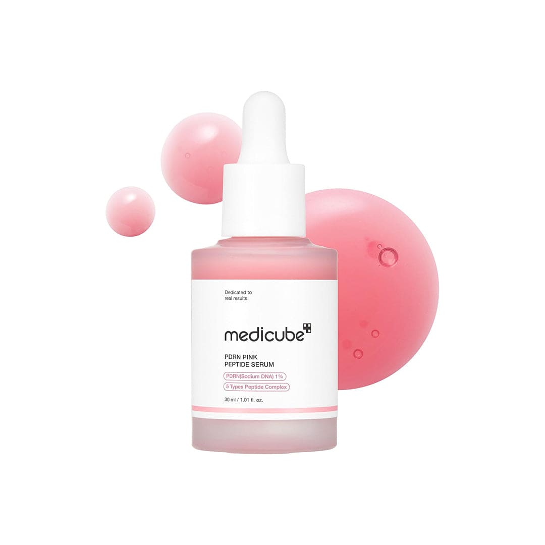 Medicube PDRN Pink Peptide Serum - 30ml - Anti-Aging and Skin Rejuvenation Treatment