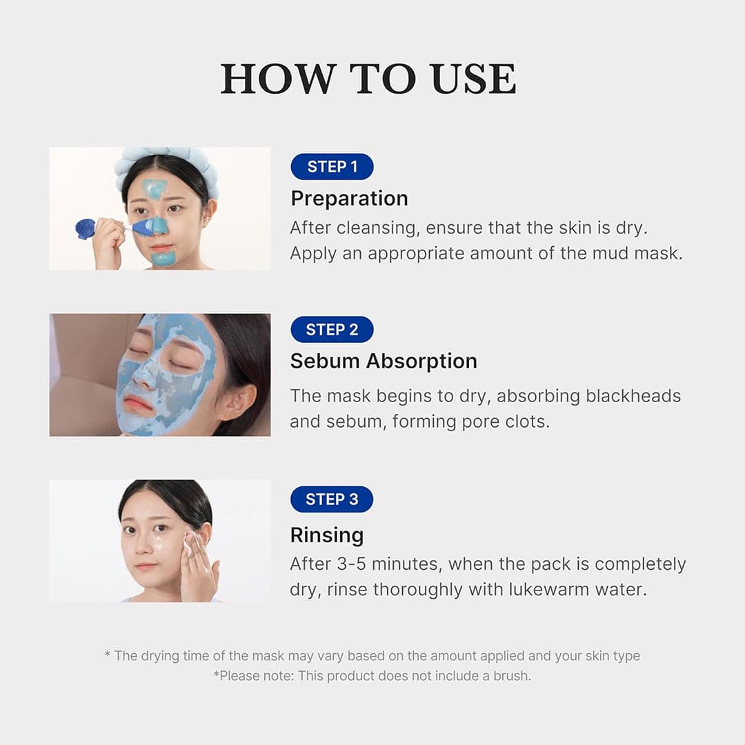 Medicube Zero Pore Blackhead MUD Mask - Deep Cleansing Pore Treatment 100g