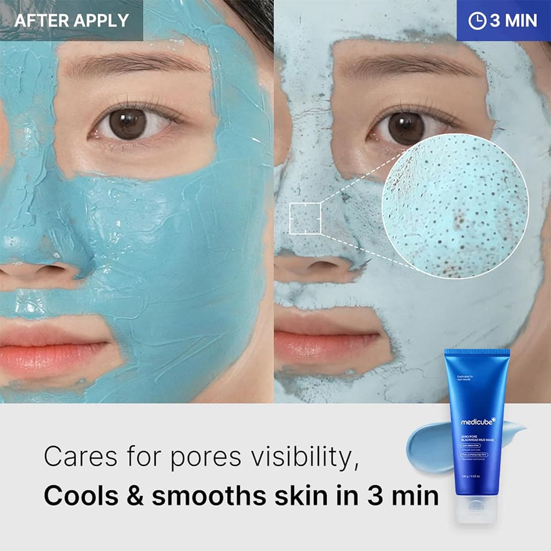 Medicube Zero Pore Blackhead MUD Mask - Deep Cleansing Pore Treatment 100g