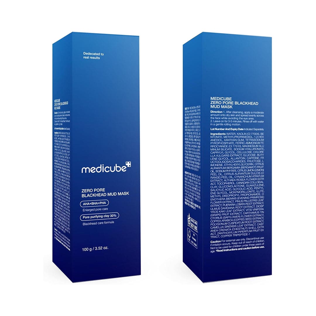 Medicube Zero Pore Blackhead MUD Mask - Deep Cleansing Pore Treatment 100g