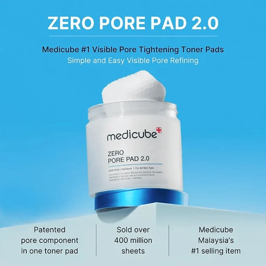 Medicube Zero Pore Pad Mild Exfoliating Toner Pads - 155g