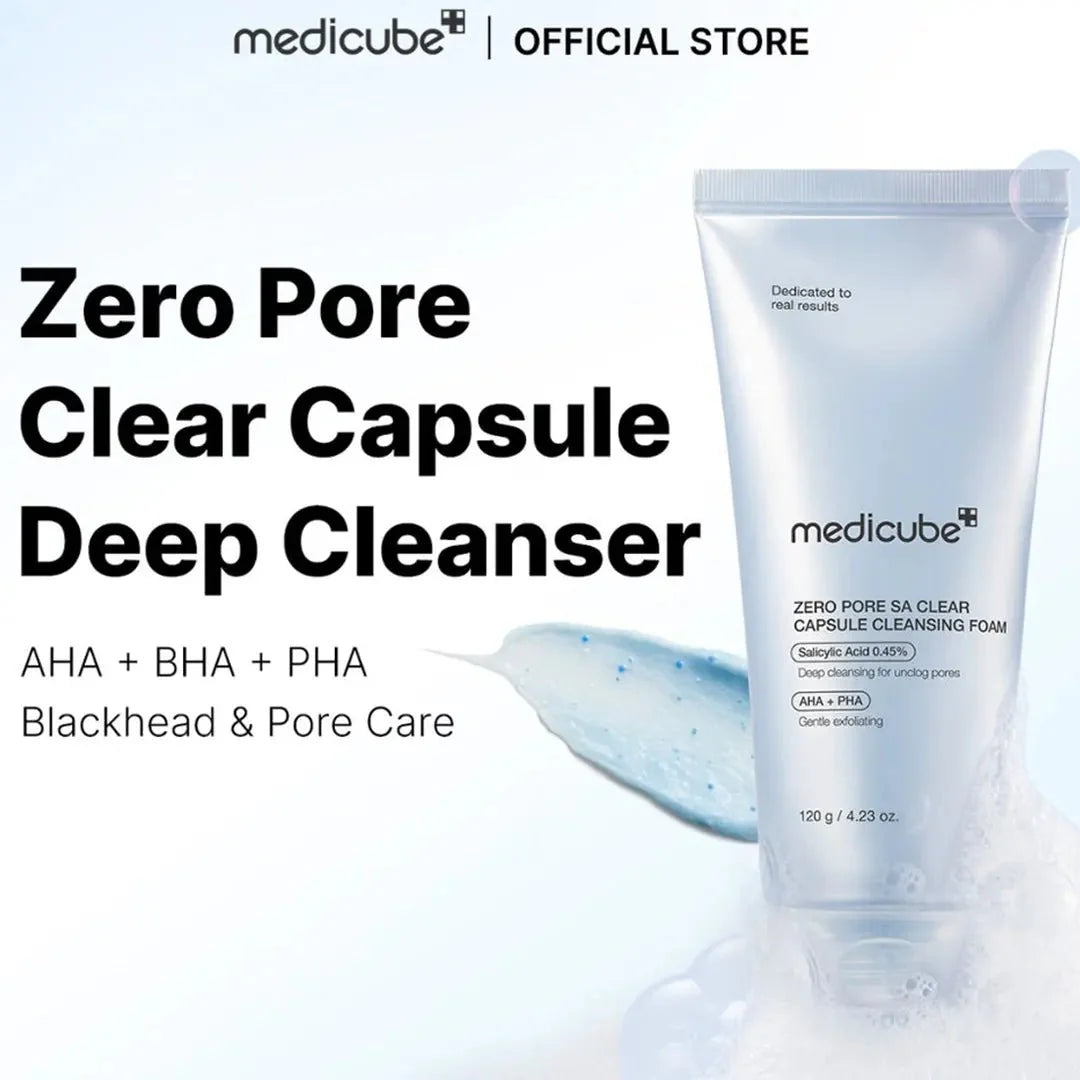 Medicube Zero Pore One-Step Clear Capsule Cleansing Cream Foam - 120g