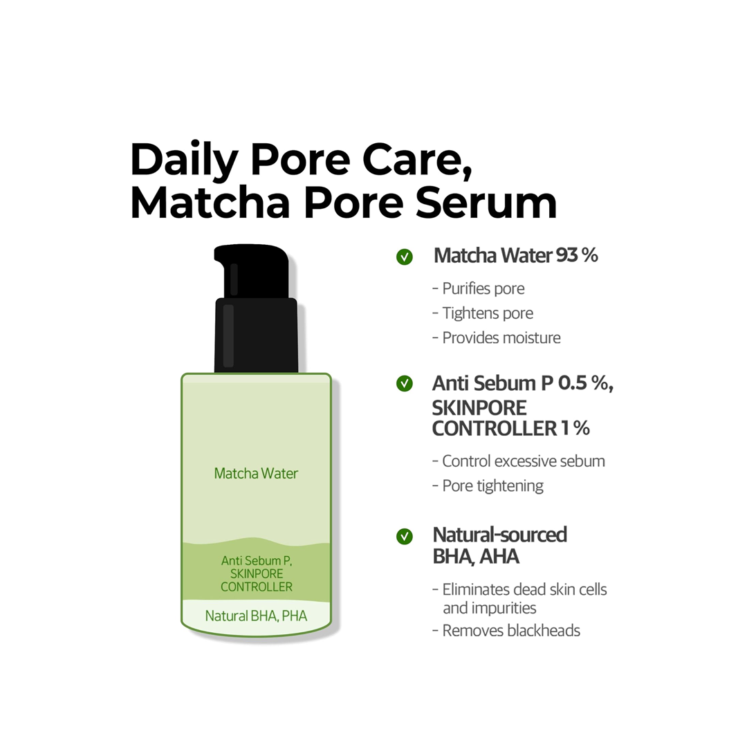 Super Matcha Pore Tightening Facial Serum for Smooth Skin