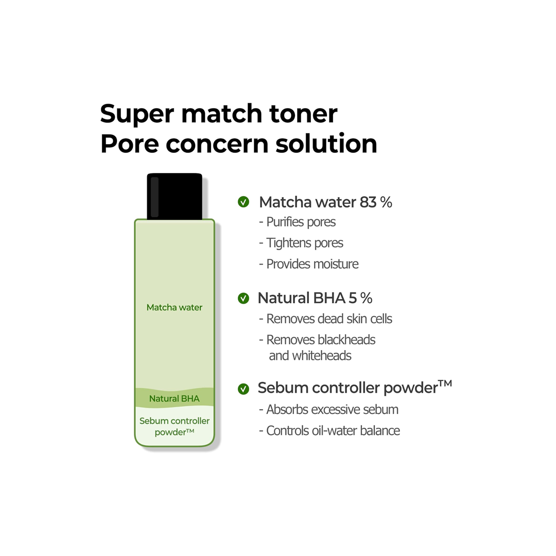 Super Matcha Pore Tightening Facial Toner - Deep Cleansing and Refining