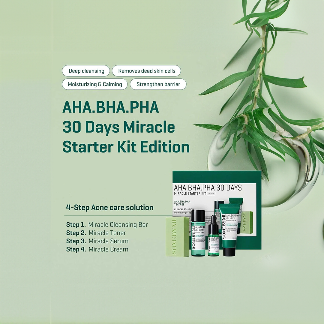 Miracle Exfoliating Acids Skincare Set - AHA & BHA Treatment