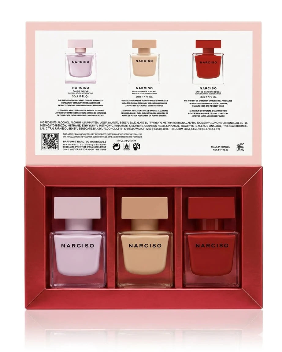 NARCISO Rodriguez 3PCS x (GIFT BOX) - (SUPERB VERSION)