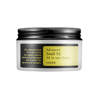 Advanced Snail 92 All in One Repair Cream for Hydration and Soothing