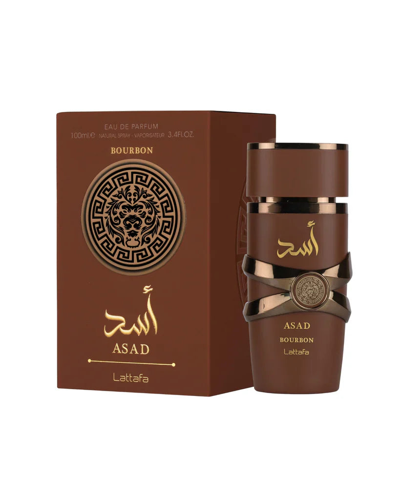 Lattafa Asad Bourbon Eau de Parfum for Men - Long Lasting Fragrance