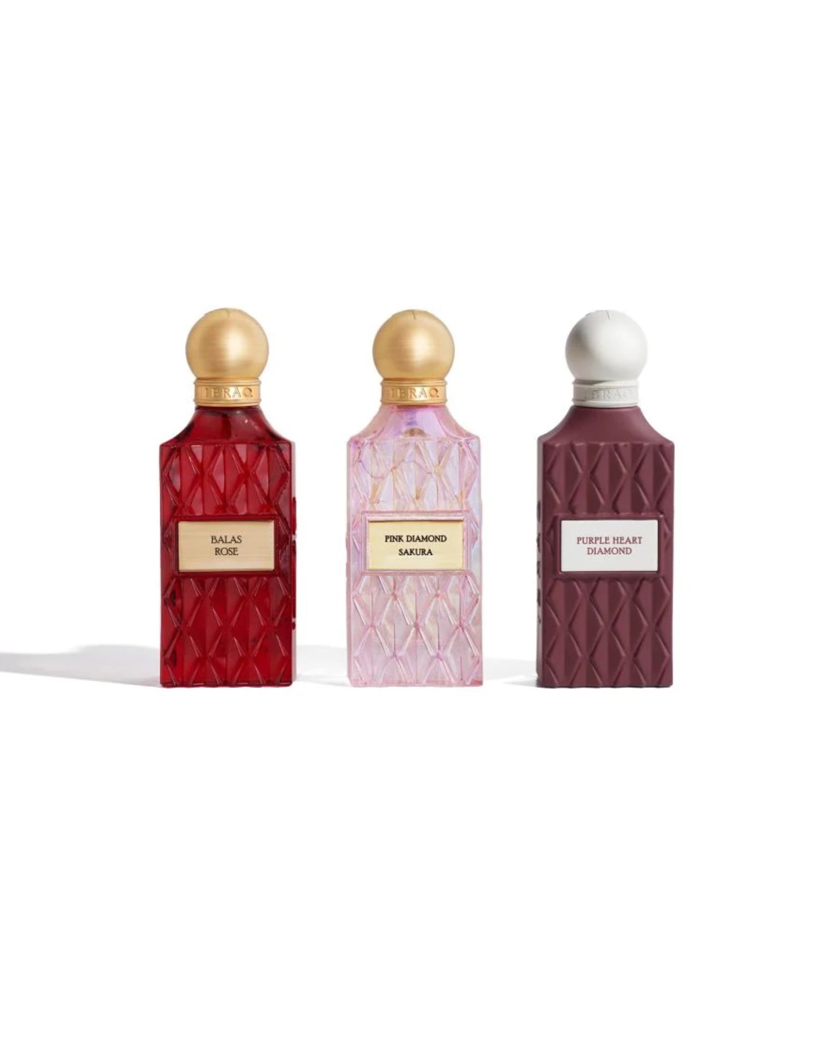 Ibrahim Al Qurashi Maroon Diamond Fragrance Gift Set