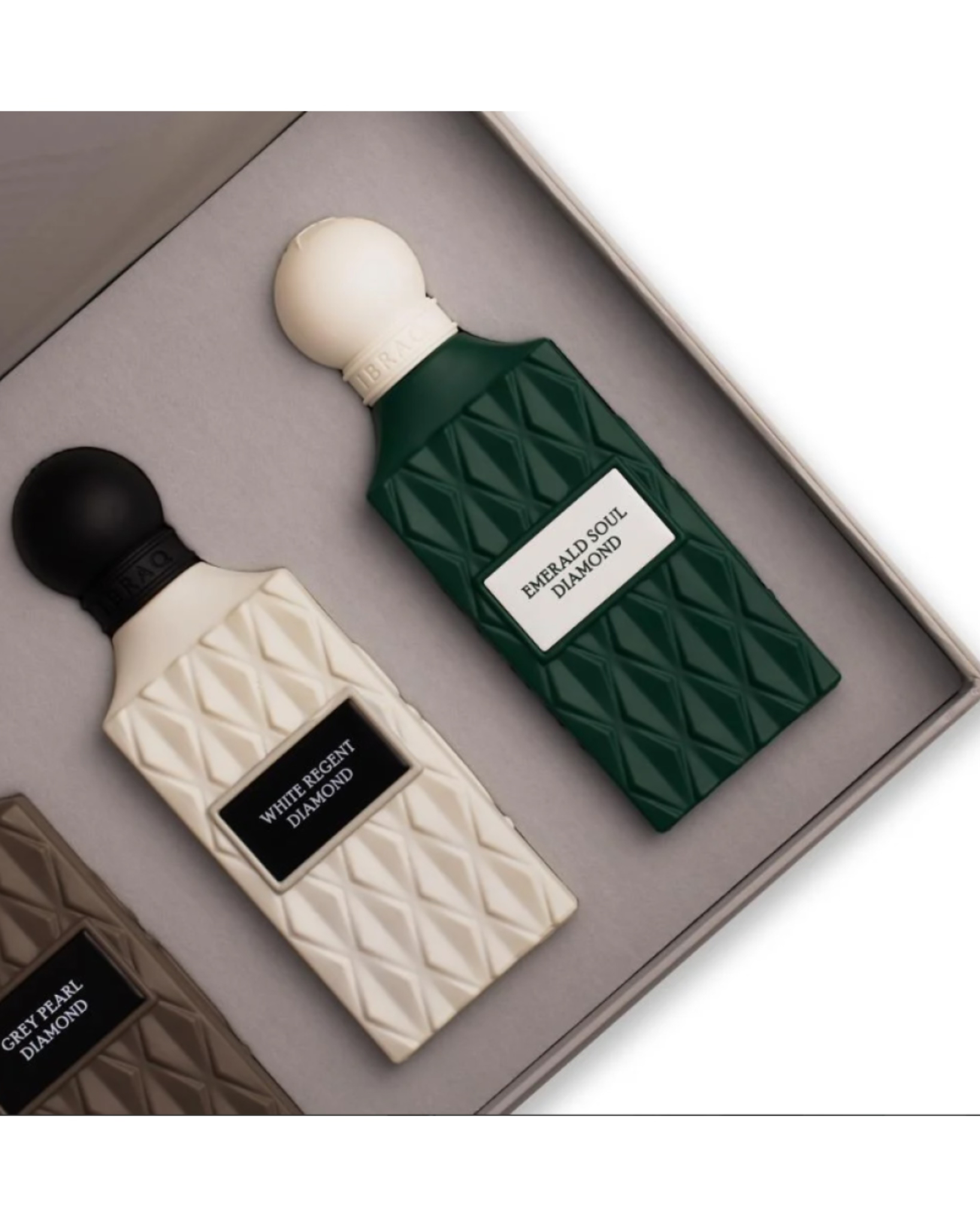 Ibrahim Al Qurashi Grey Collection Fragrance Gift Box