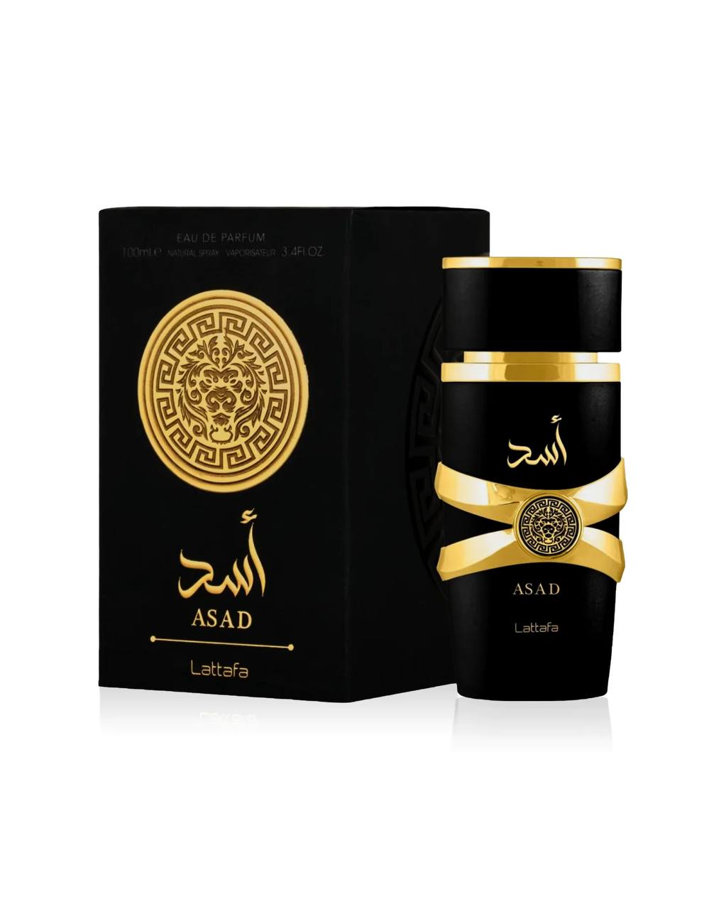 Lattafa Asad Eau de Parfum for Men - Long Lasting Spicy Woody Fragrance