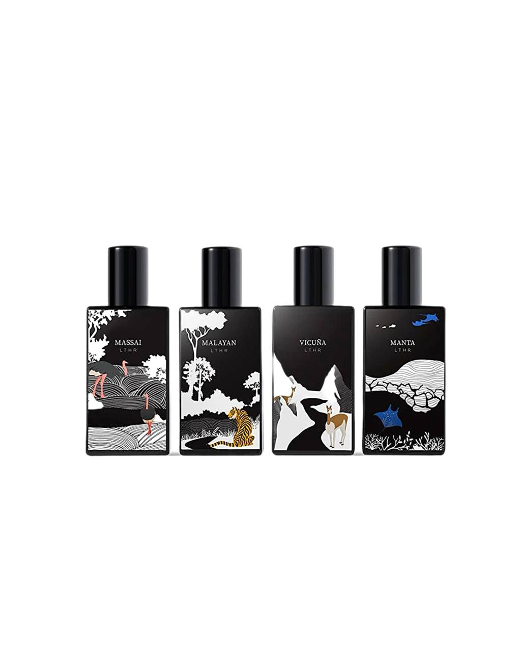 Ibrahim Al Qurashi Mini Leather Fragrance Collection