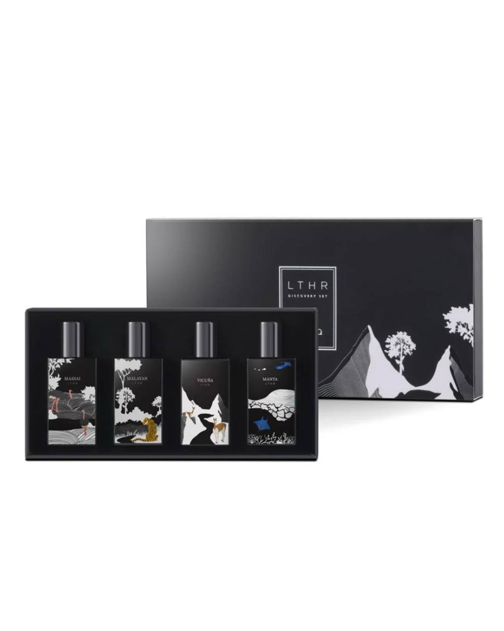 Ibrahim Al Qurashi Mini Leather Fragrance Collection